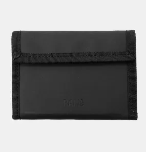 RAINS Small Wallet in Black