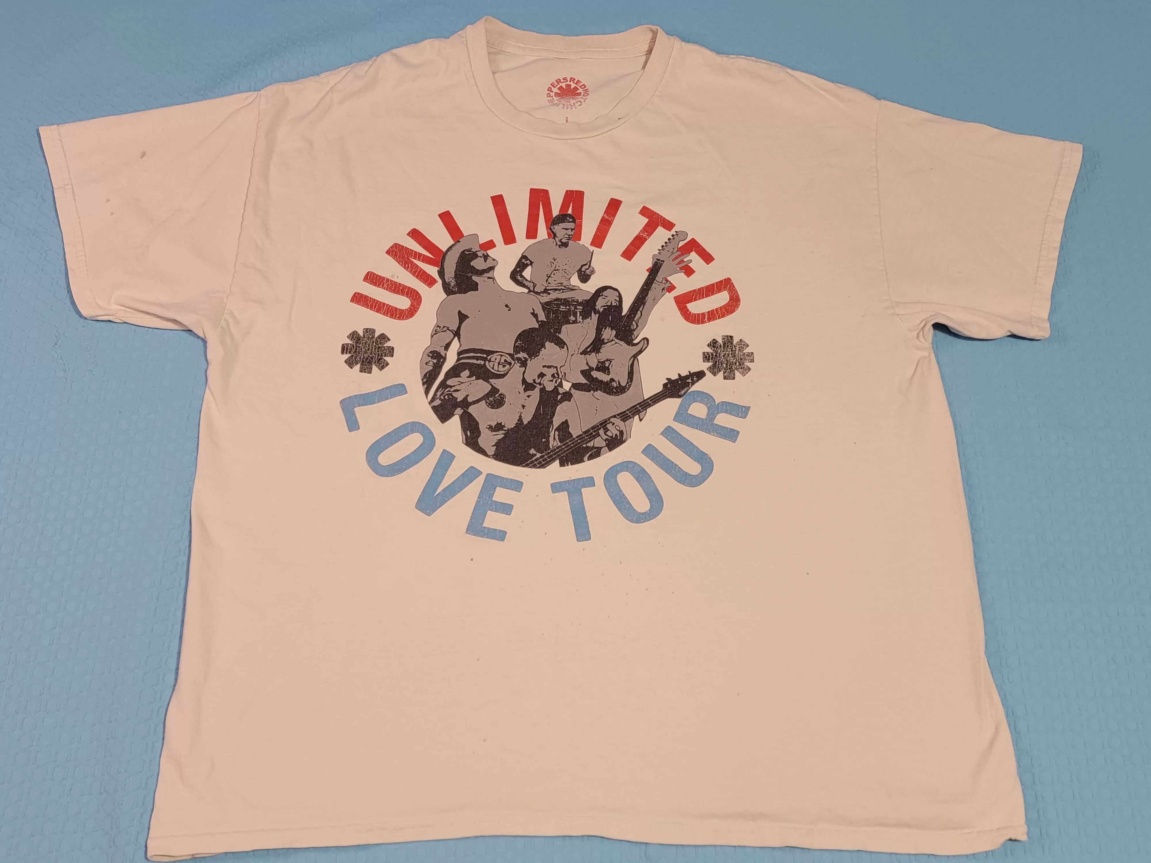 Red Hot Chili Peppers RHCP 2022 Unlimited Love Flea US Cities Tour T-Shirt