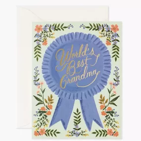 RIFLE PAPER CO. | World's Best Grandma Greeting Card