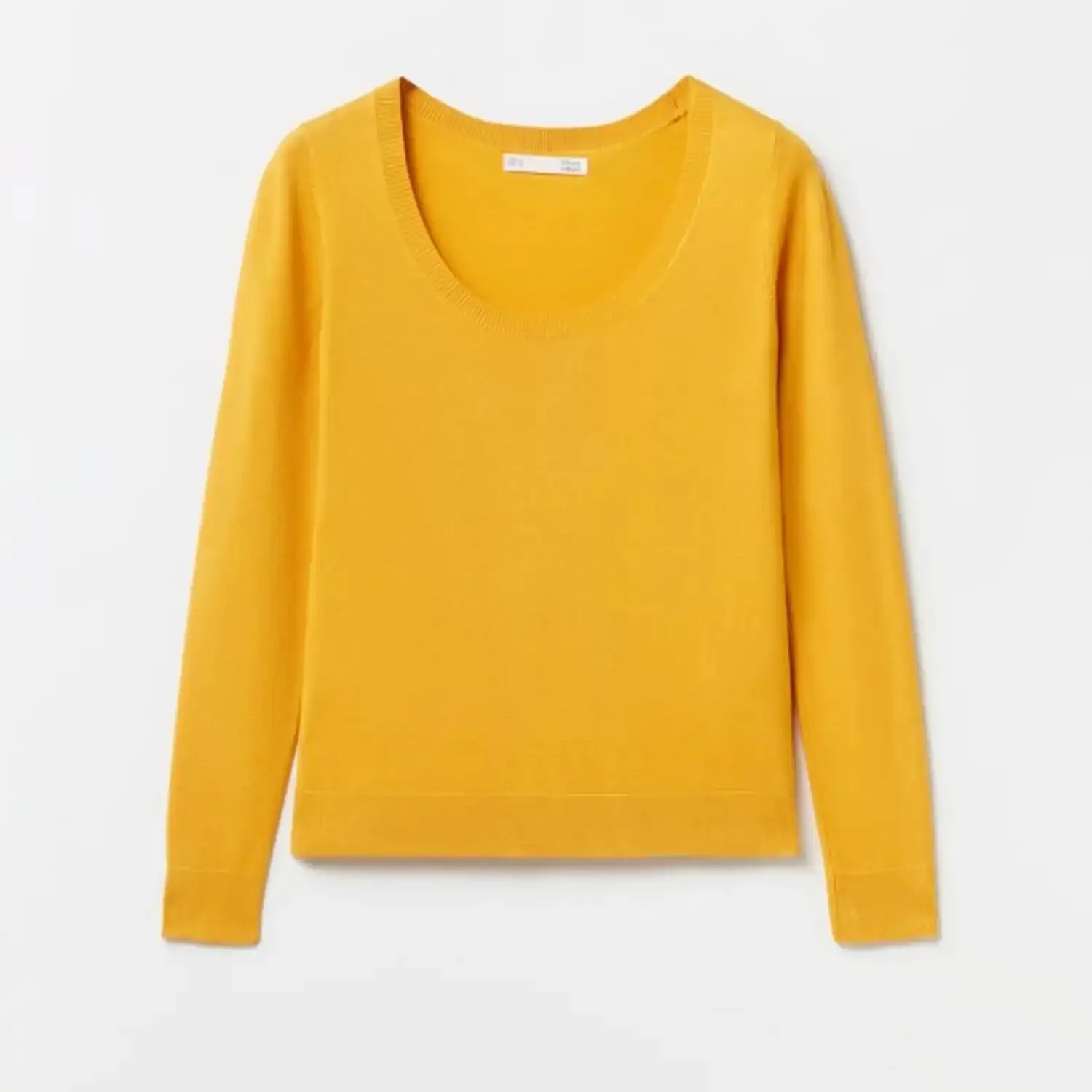 Round Neck Jumper - Yellow