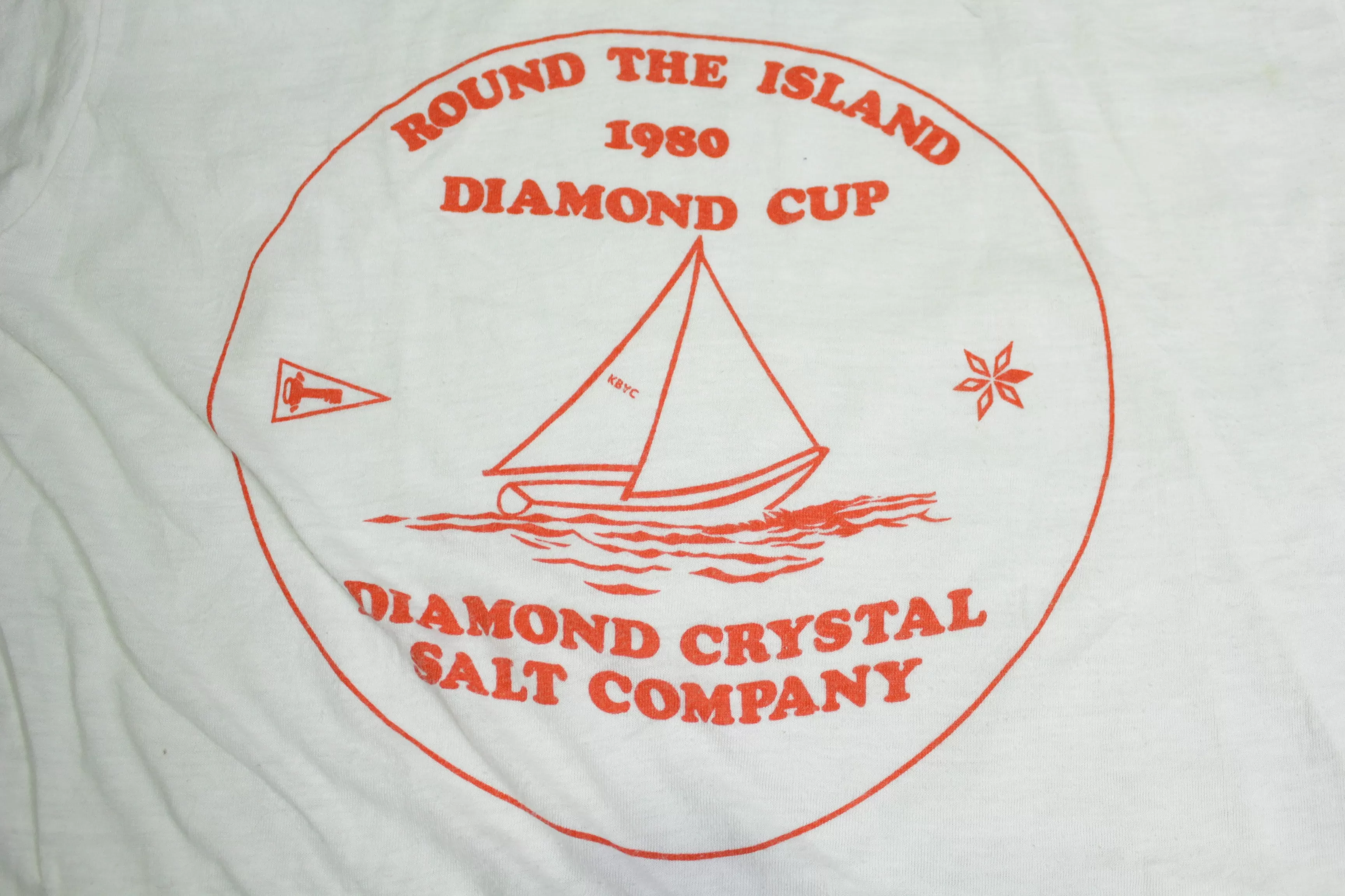 Round The Island Diamond Cup 1980 Vintage Boating Race 80's T-Shirt