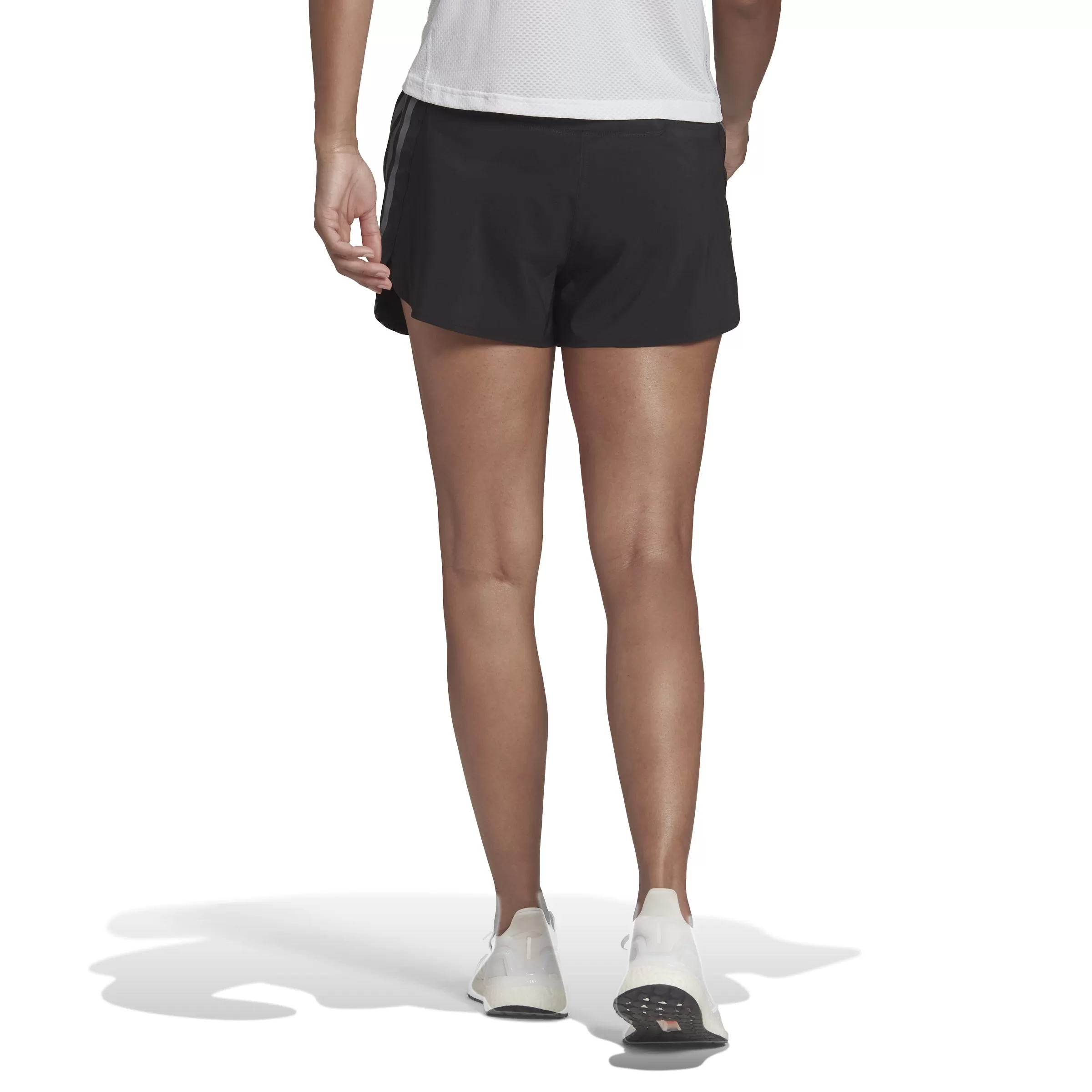 Run Icons 3 Stripes Running Short 4 - Women's