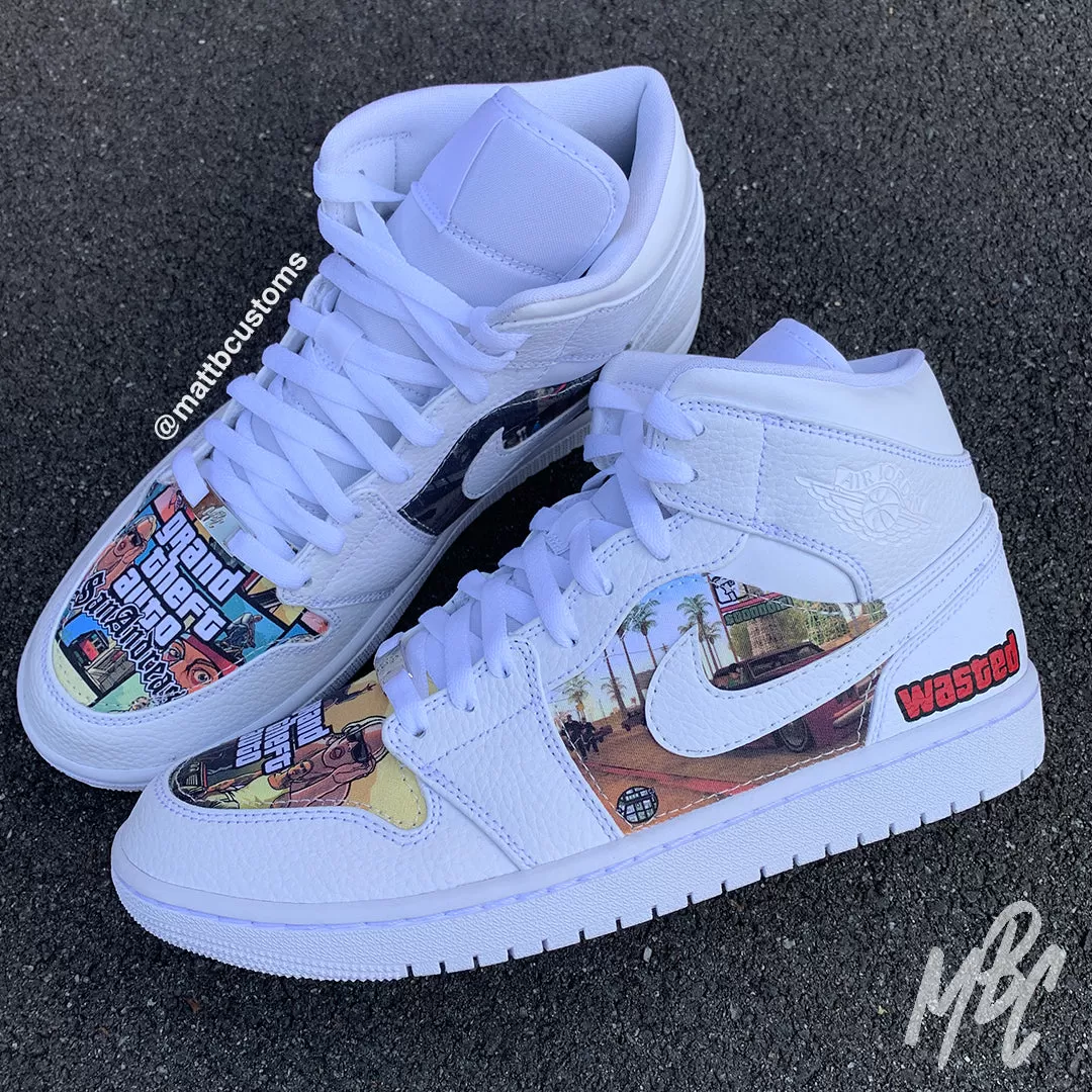 San Andreas Livin' - Jordan 1 Mid Custom