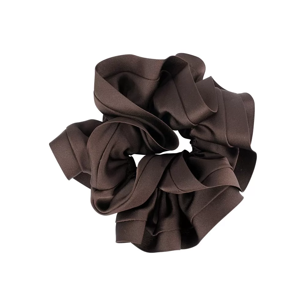 SATIN TRIM CLASSIC SCRUNCHIE