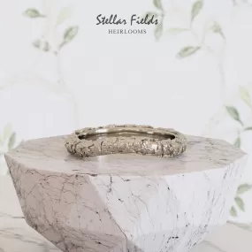 Sculpted Wedding Ring Flourish Shadow Ring - Elodie