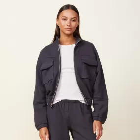 Seamed Bomber Jacket