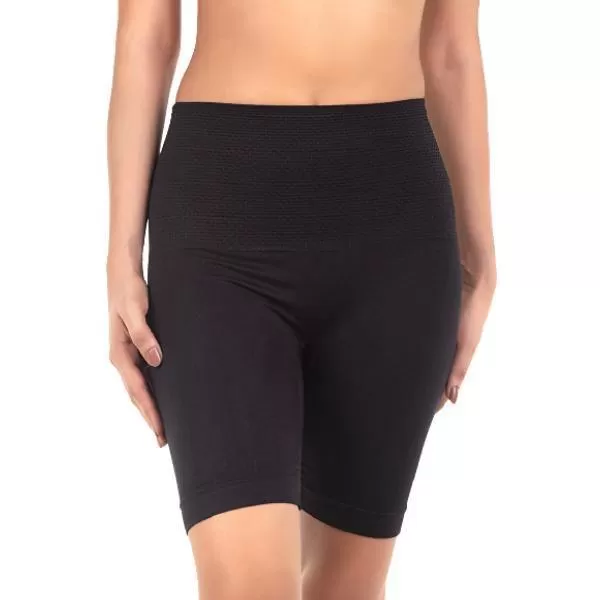 Seamless Textured Ultra High Waist Shaping Slip Shorts-nude For Women