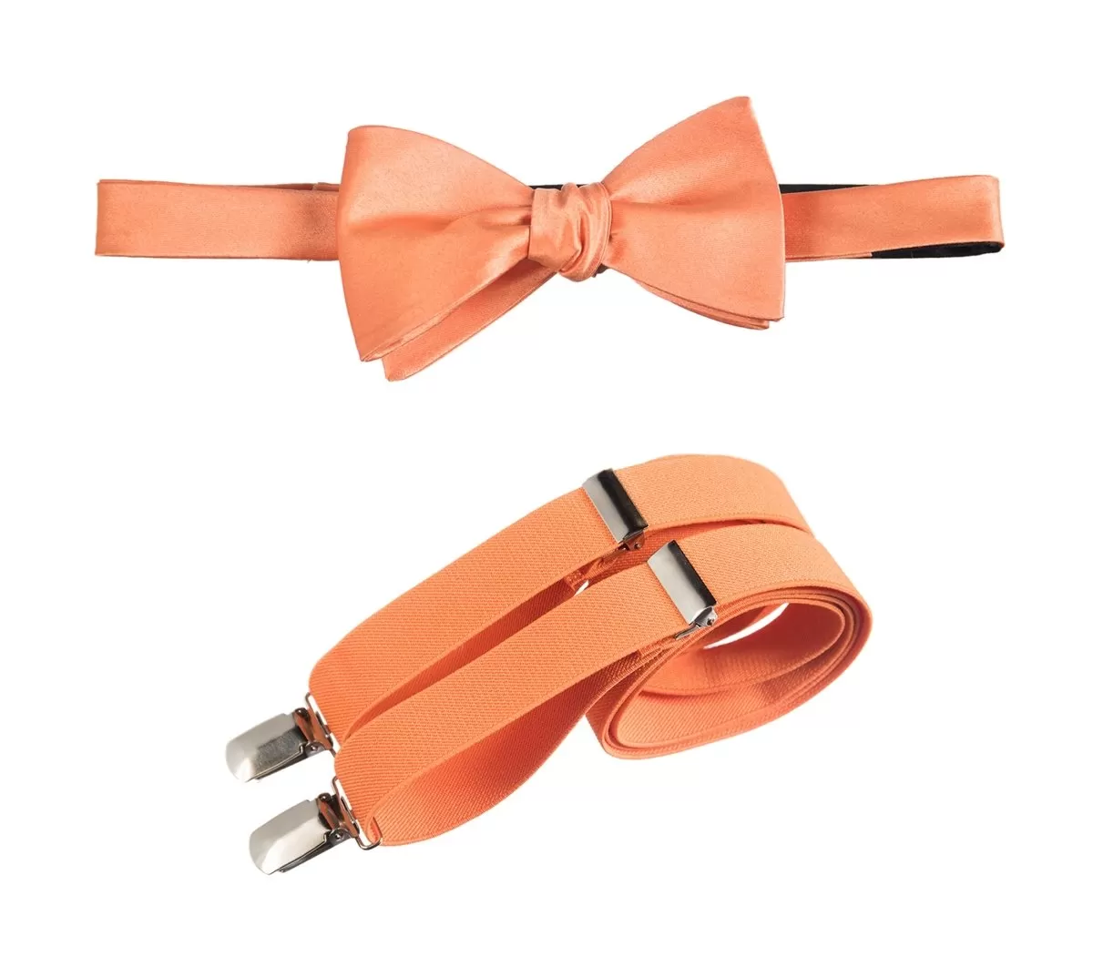 Self-Tie Bow Tie and Suspender Set for Adults