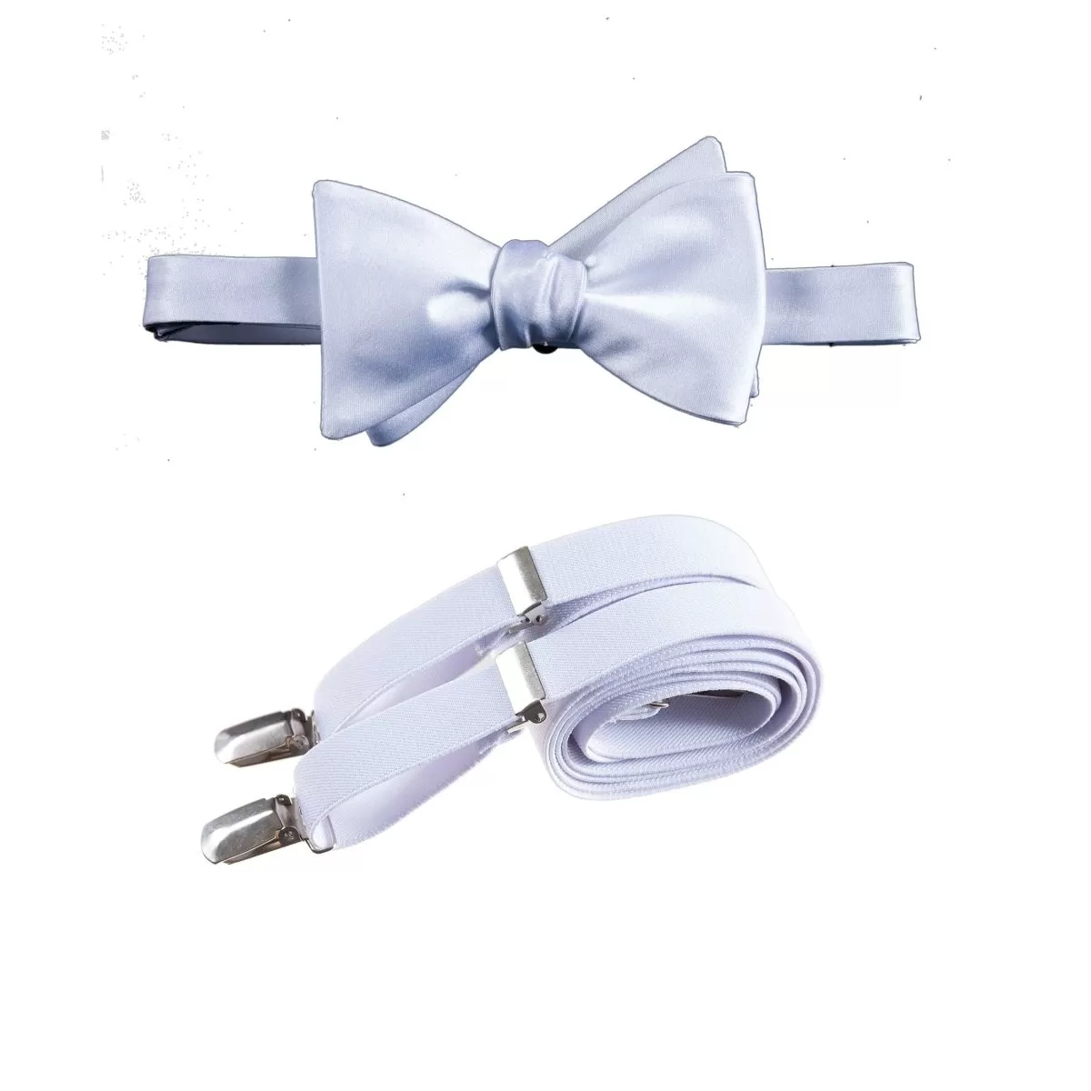 Self-Tie Bow Tie and Suspender Set for Adults