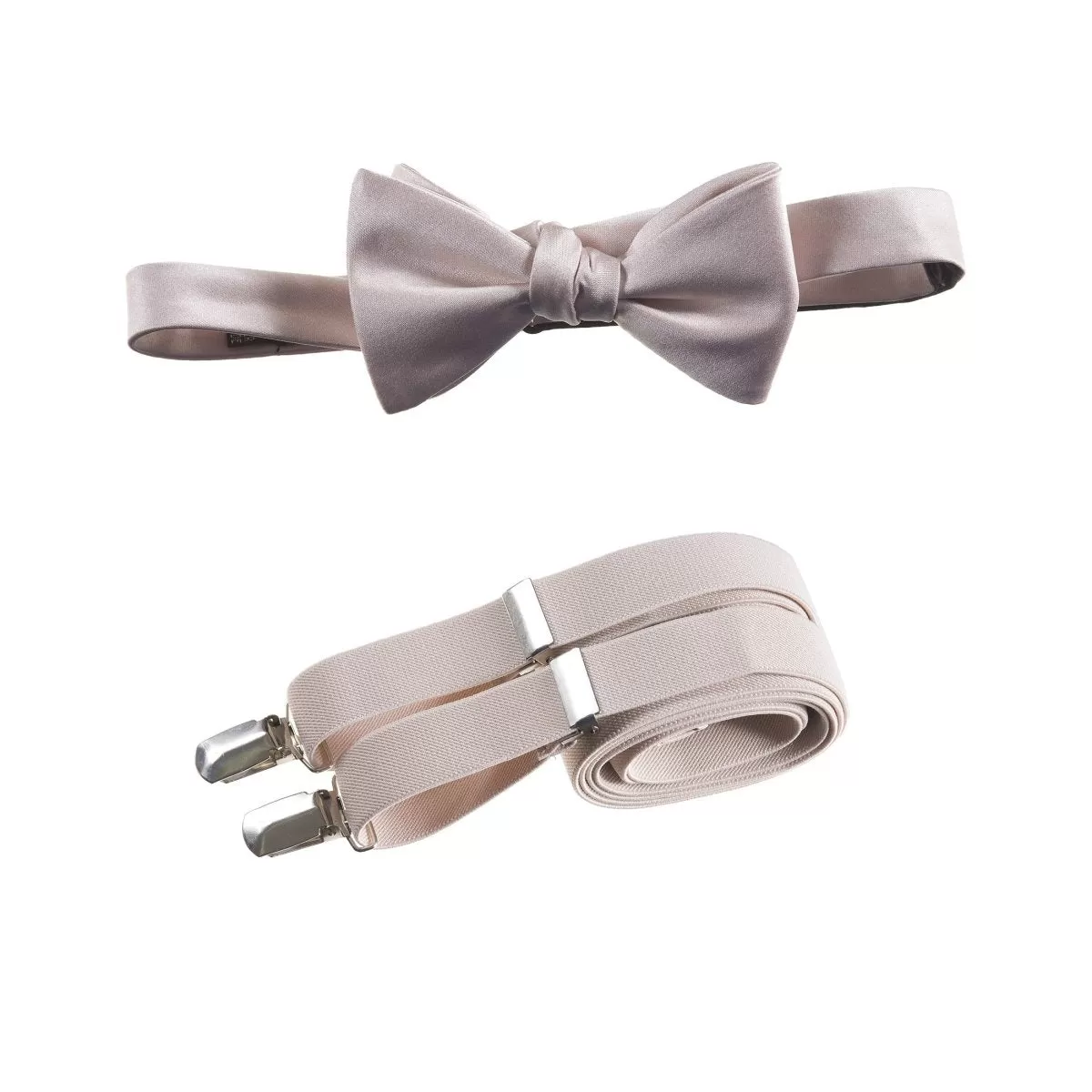 Self-Tie Bow Tie and Suspender Set for Adults