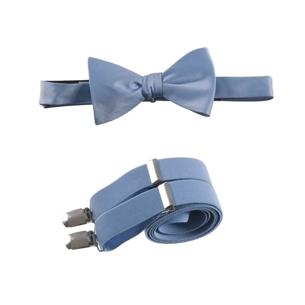 Self-Tie Bow Tie and Suspender Set for Adults