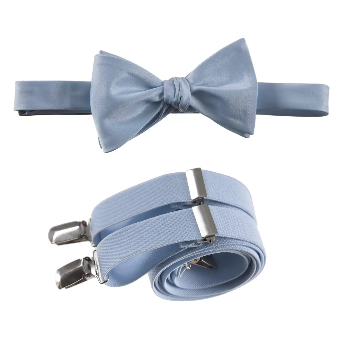 Self-Tie Bow Tie and Suspender Set for Adults