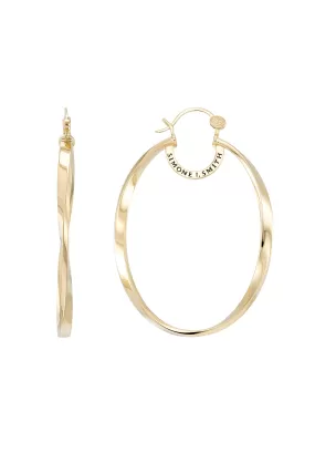 Simone I. Smith A Lil' Twist Hoops - Large