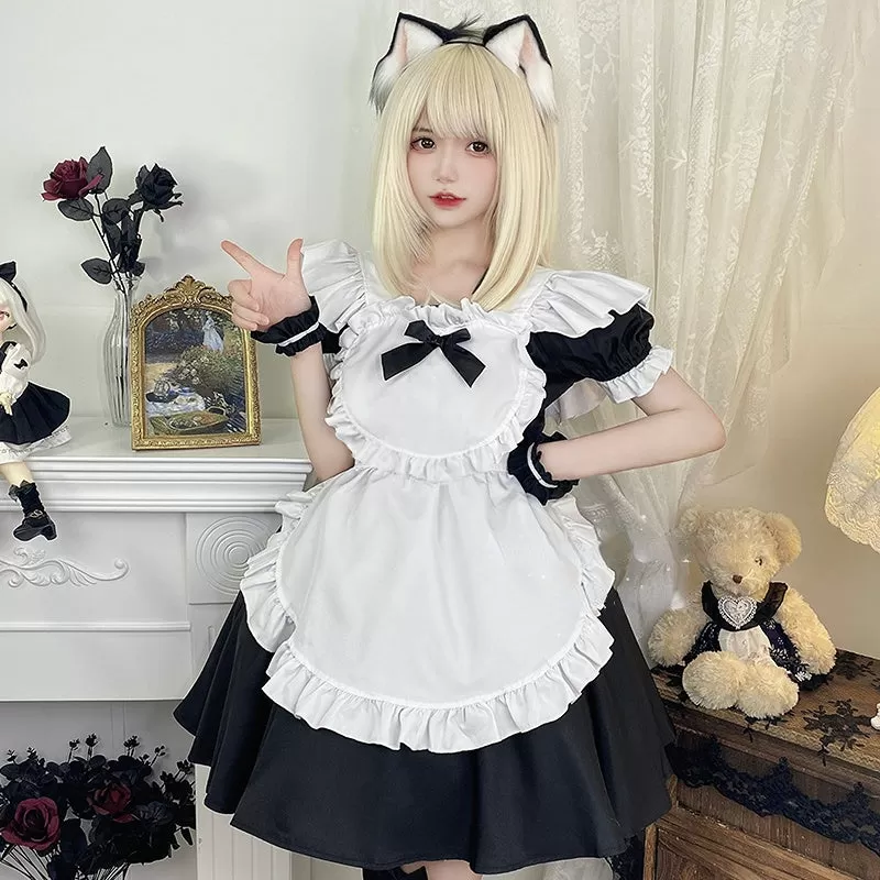 Sweet Cute Classic Maid Dress ON646