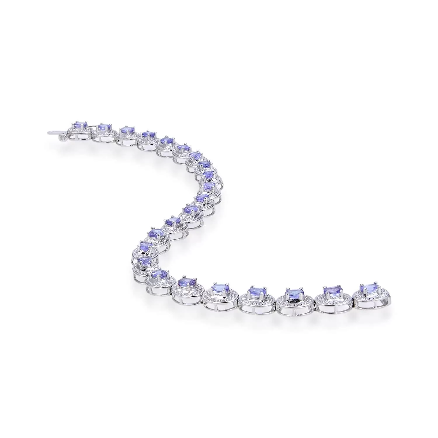 Tanzanite Oval Tennis Bracelet