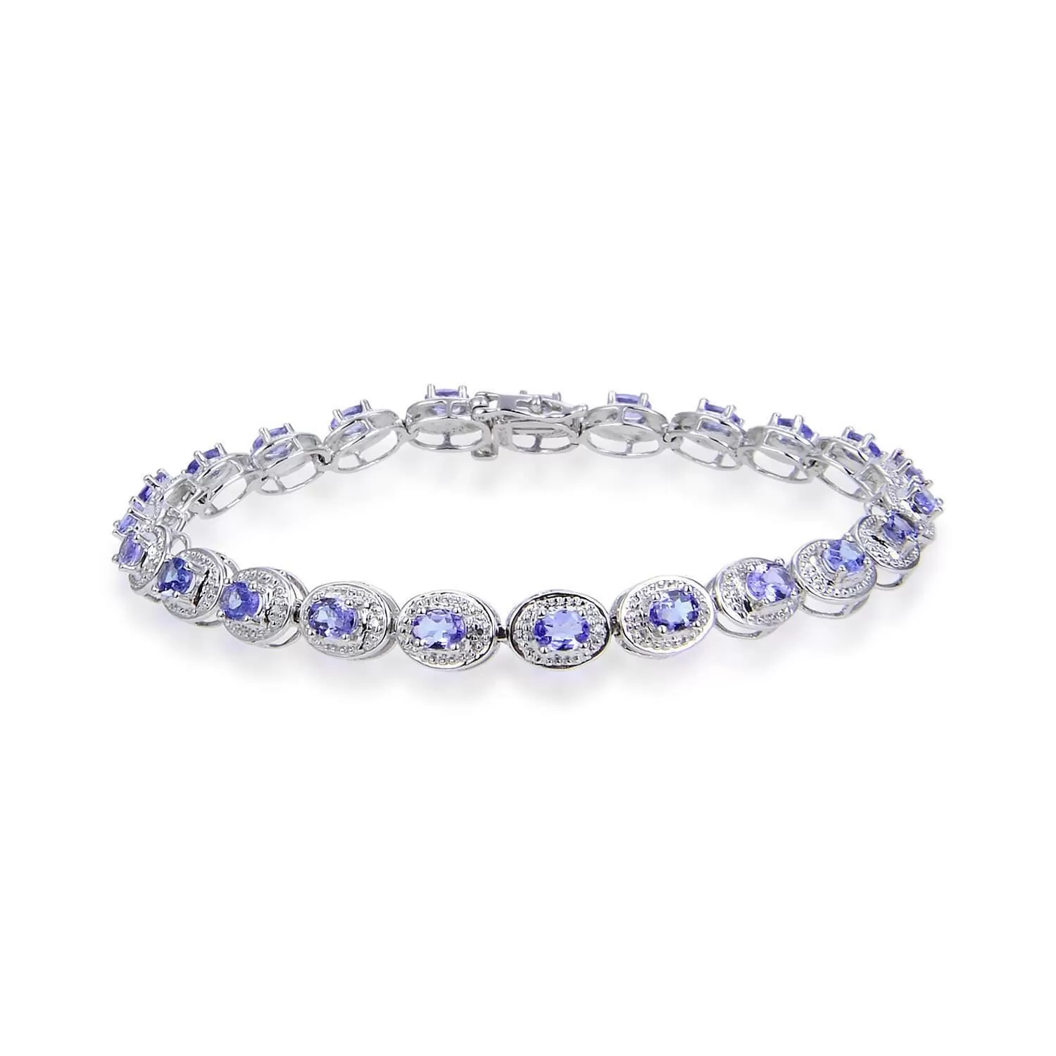 Tanzanite Oval Tennis Bracelet