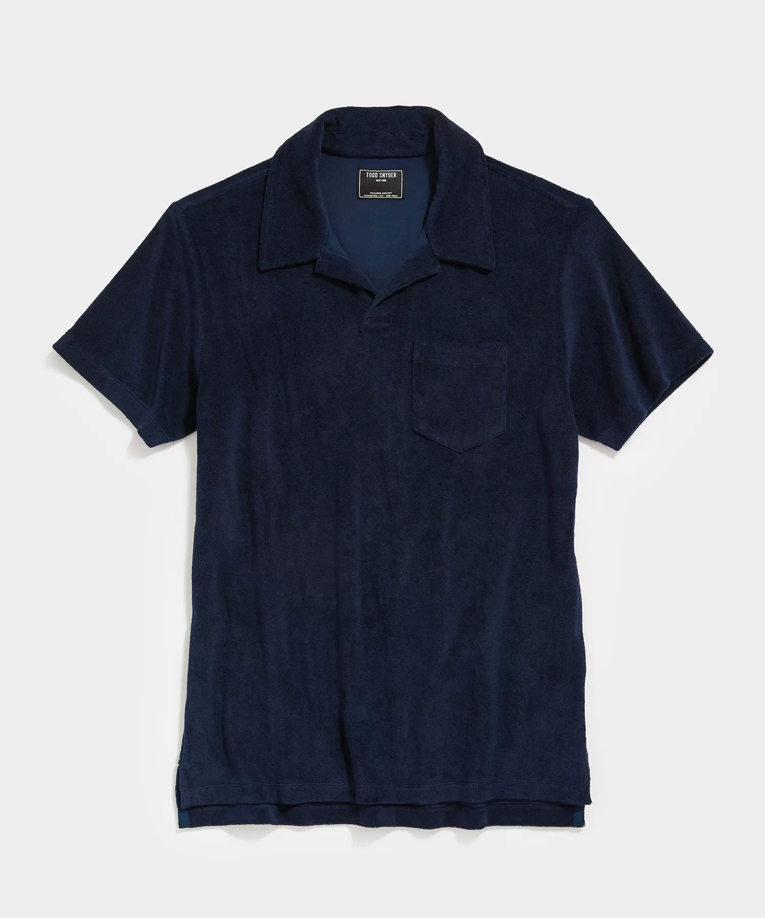 Terry Montauk Polo in Classic Navy