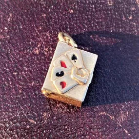 Vintage Playing Card Charm