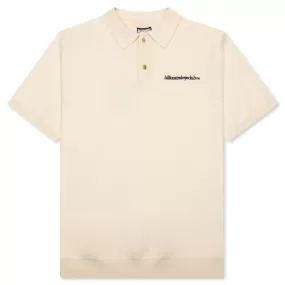 Virtue S/S Polo - Cloud Creme