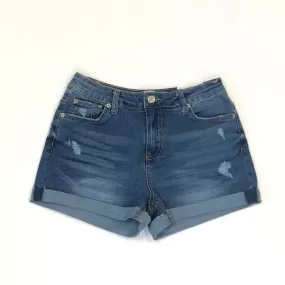 Women Mid-Rise Denim Shorts