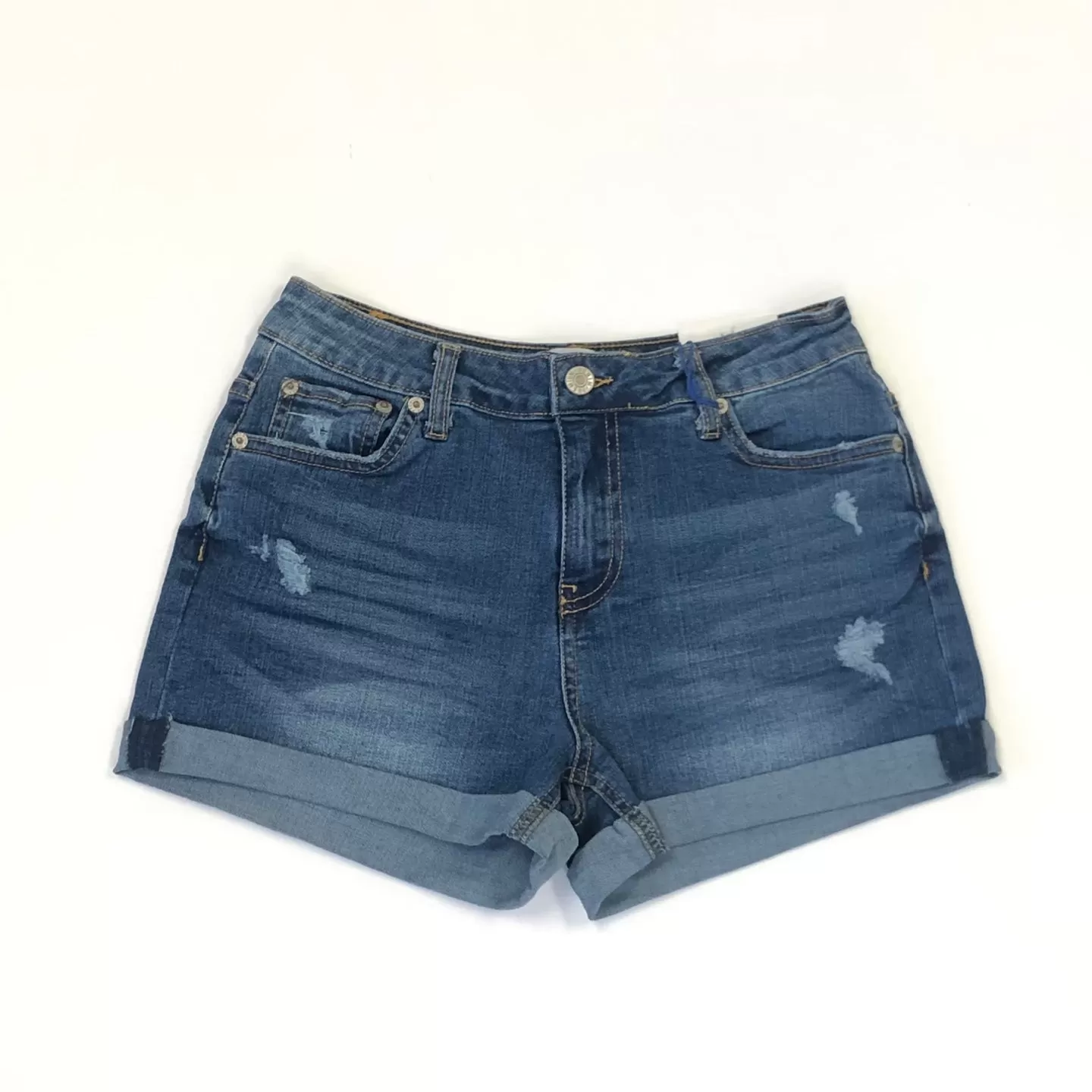 Women Mid-Rise Denim Shorts