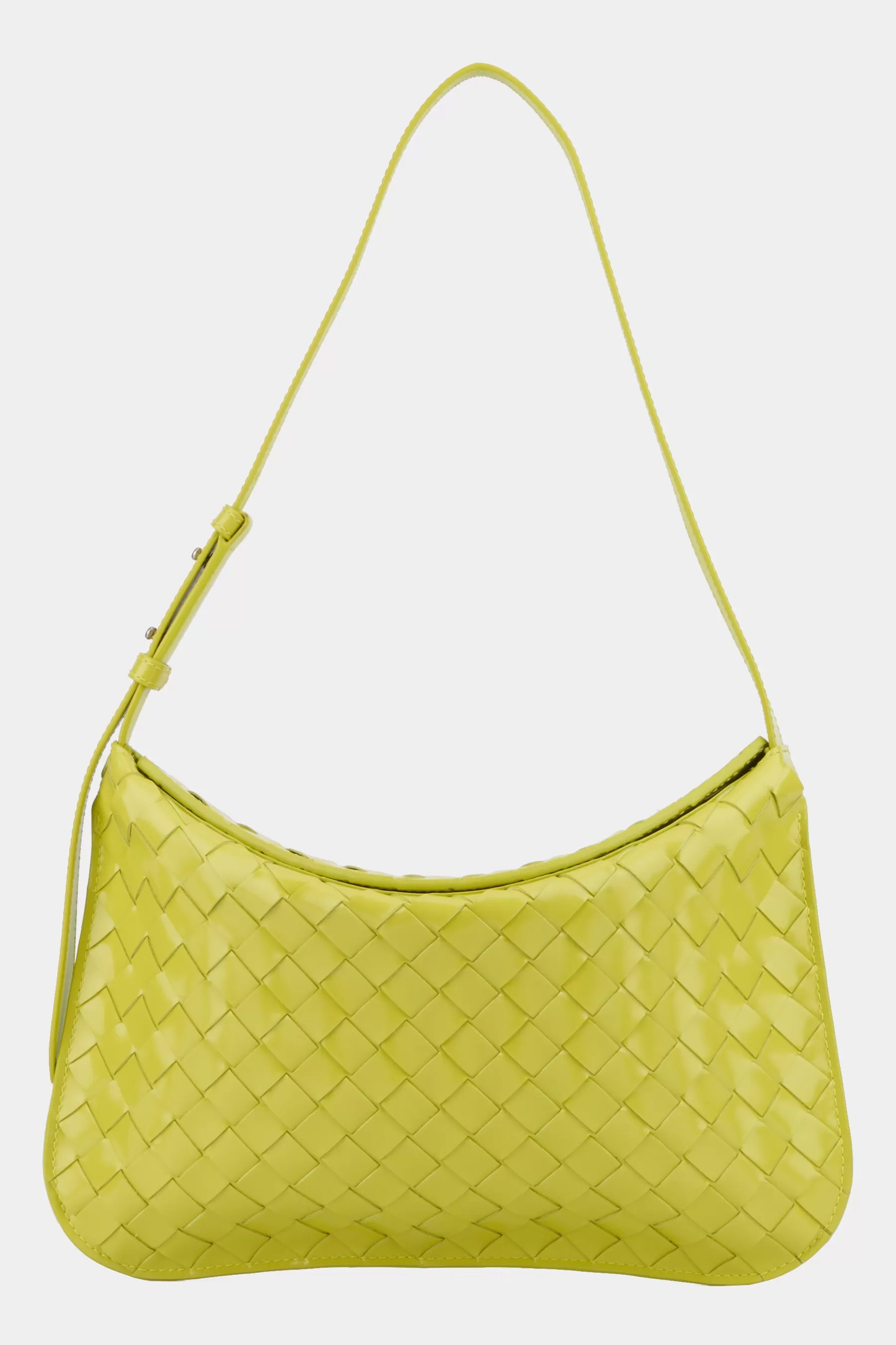 Woven Flap Shoulder Bag