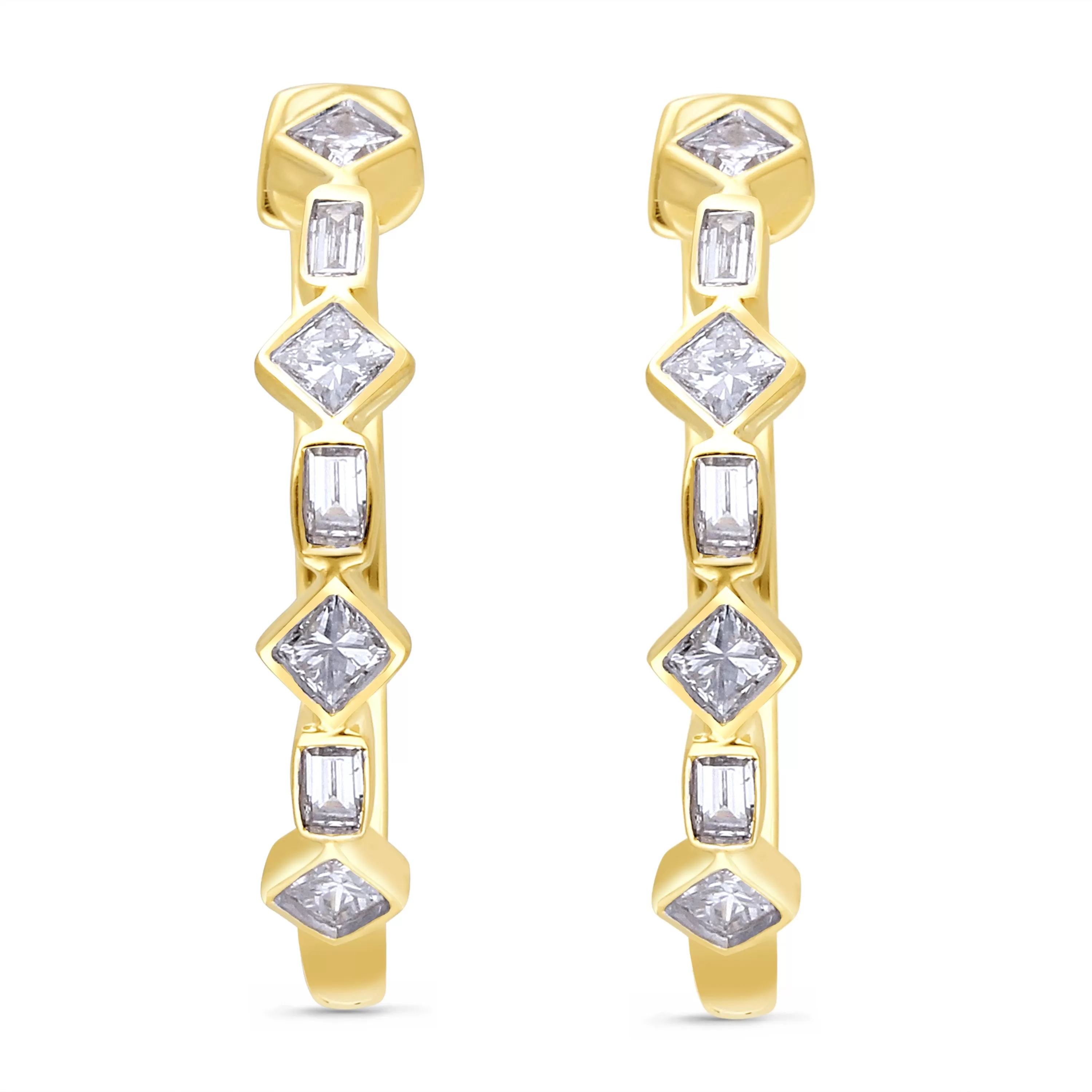 Yellow Gold Diamond Legendary Earrings