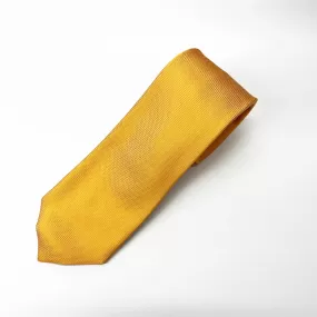 Yellow Texture Silk Tie